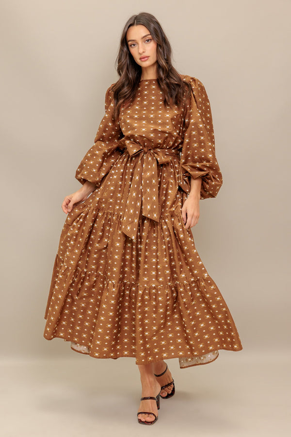 cinnamon-waltz-woven-midi-dress Flying Tomato-Sophia's StyleDRESSES-1